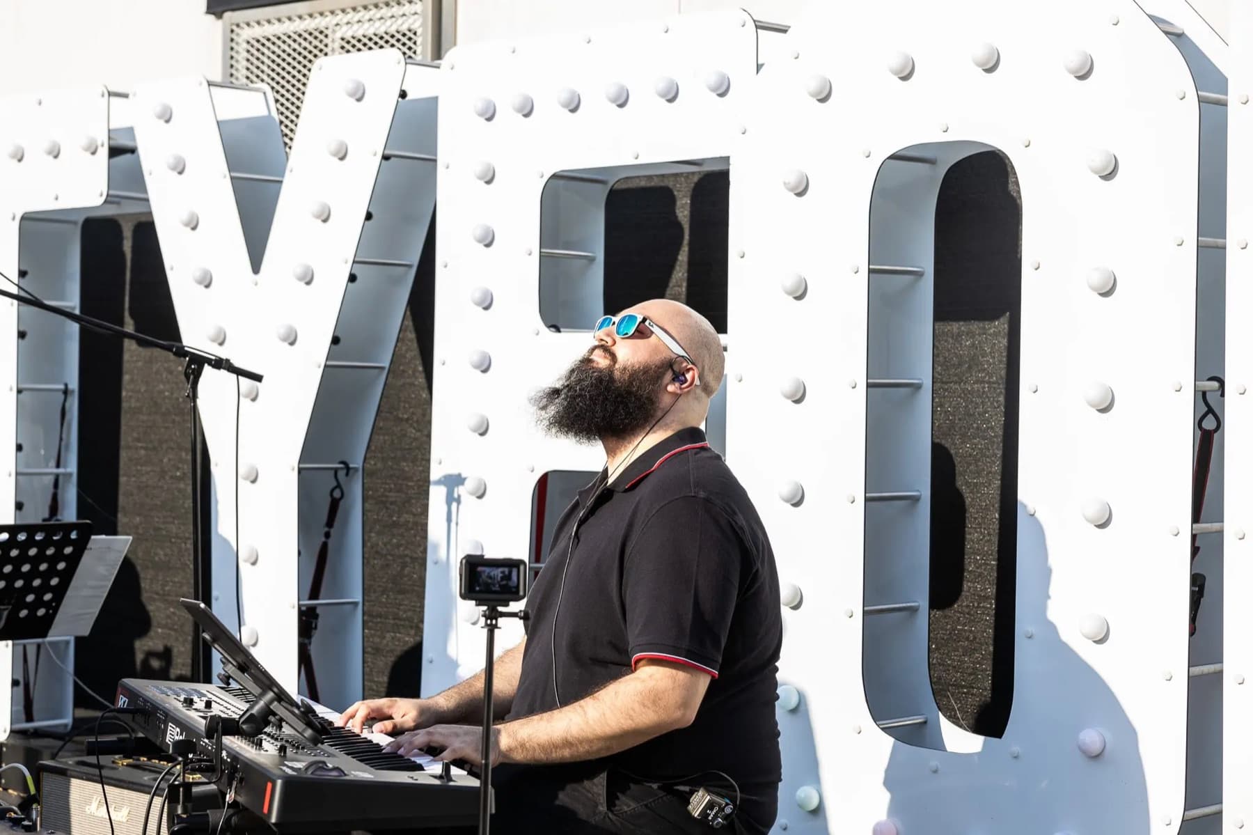 Almyr Jules performing live at City Folk Fest